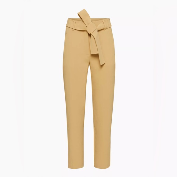 Wilfred Pants - Wilfred tie front dress pants size 0 Sandy beige - BRAND NEW WITH TAGS
